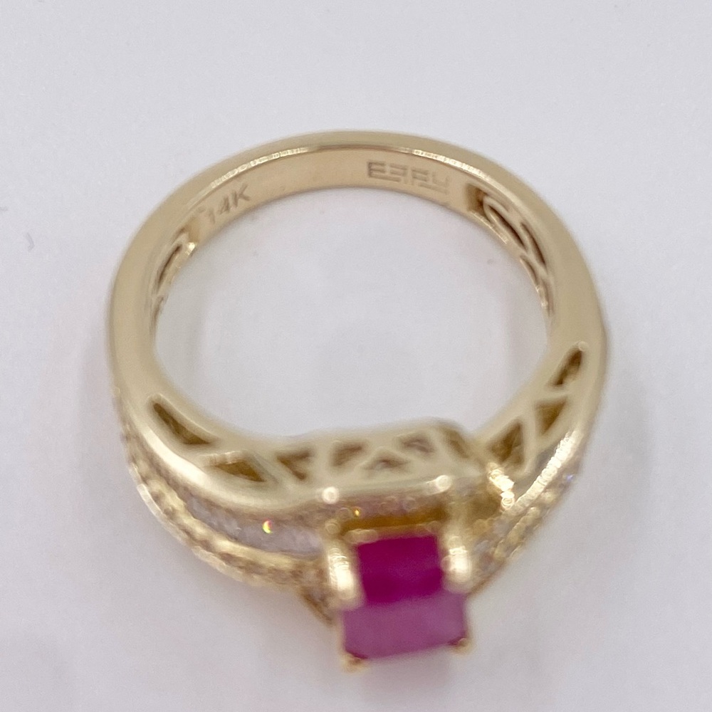 Effy Ruby & Diamond Ring - image 4